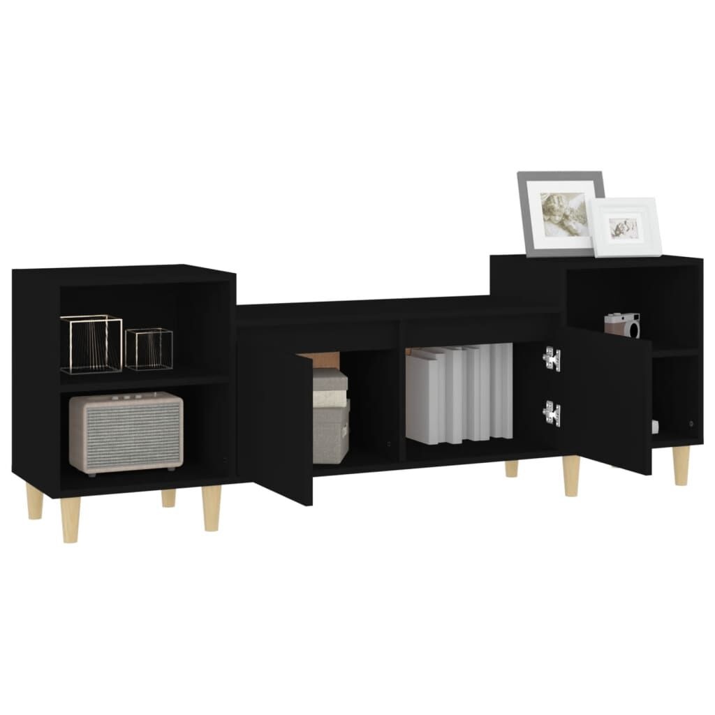 vidaXL TV Meubel Zwart 160cm - 35% Korting! Zo Goed Als Nieuw