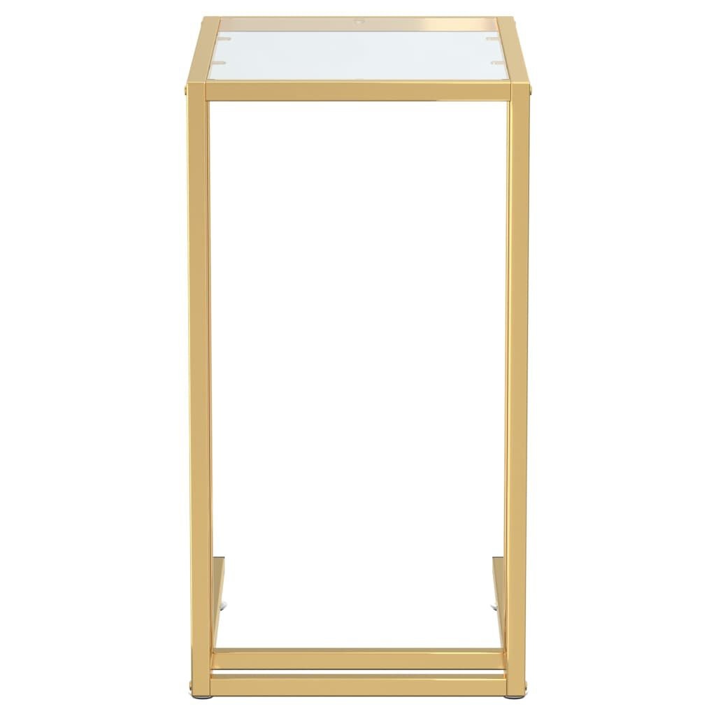VidaXL Glazen Bijzettafel 50x35x65cm - Transparant - 35% Korting!