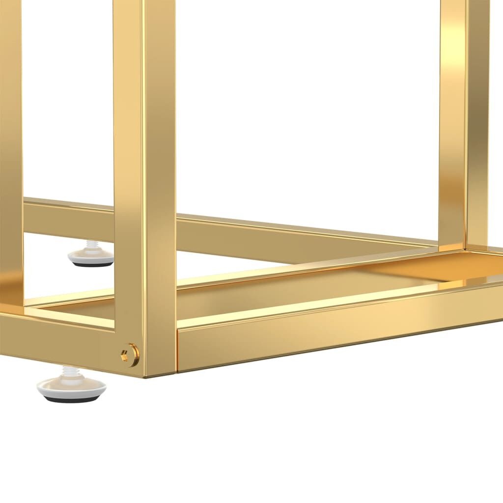VidaXL Glazen Bijzettafel 50x35x65cm - Transparant - 35% Korting!