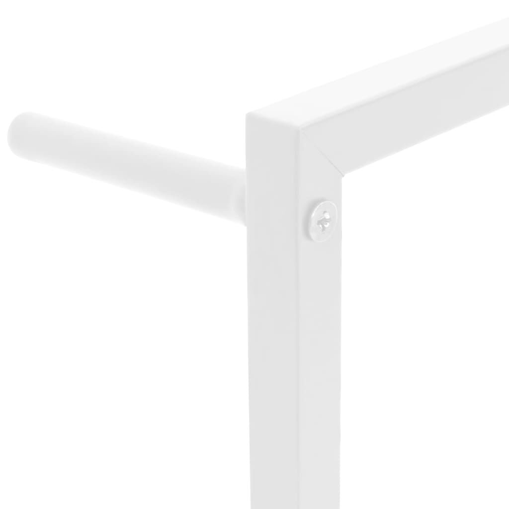 vidaXL Handdoekenrek Wit Staal - 47% Korting!