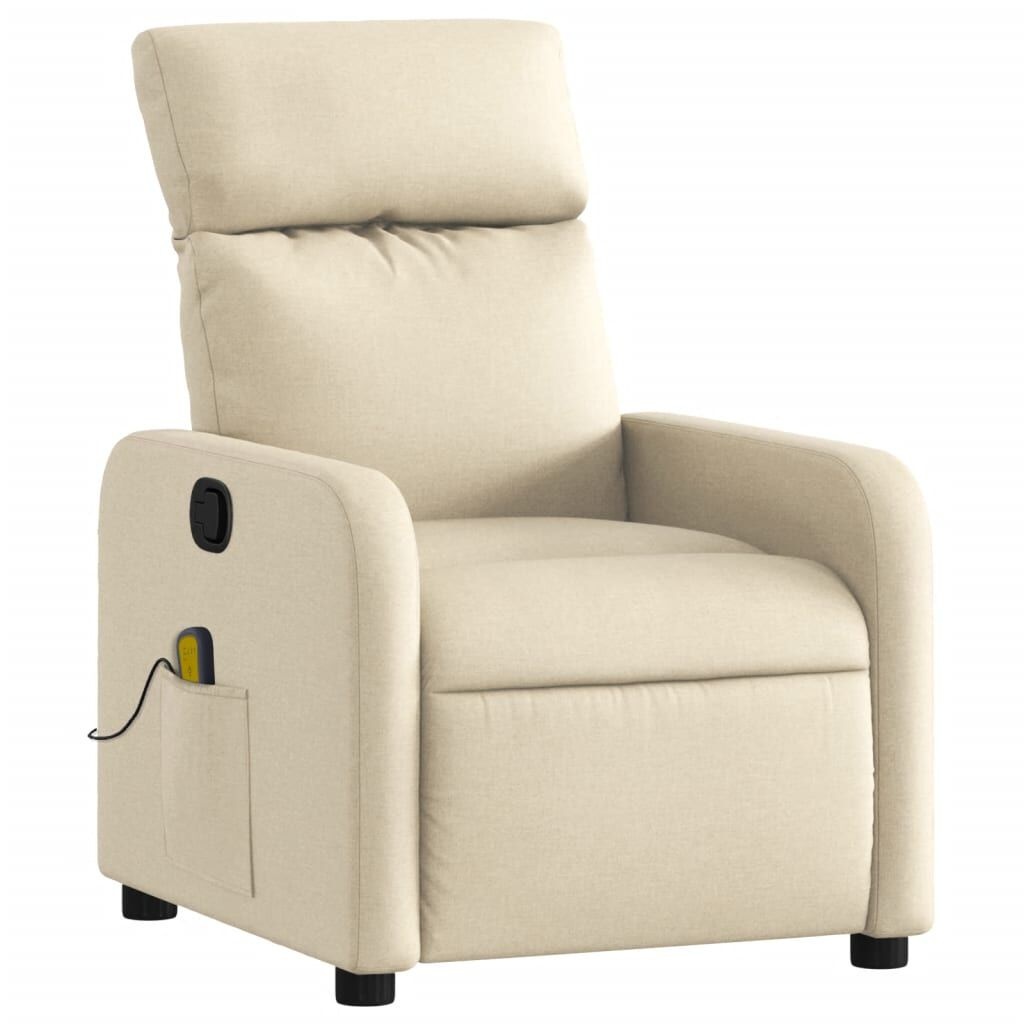 vidaXL Massagestoel Crème - 41% Korting! Relax!