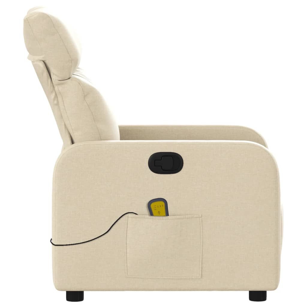 vidaXL Massagestoel Crème - 41% Korting! Relax!