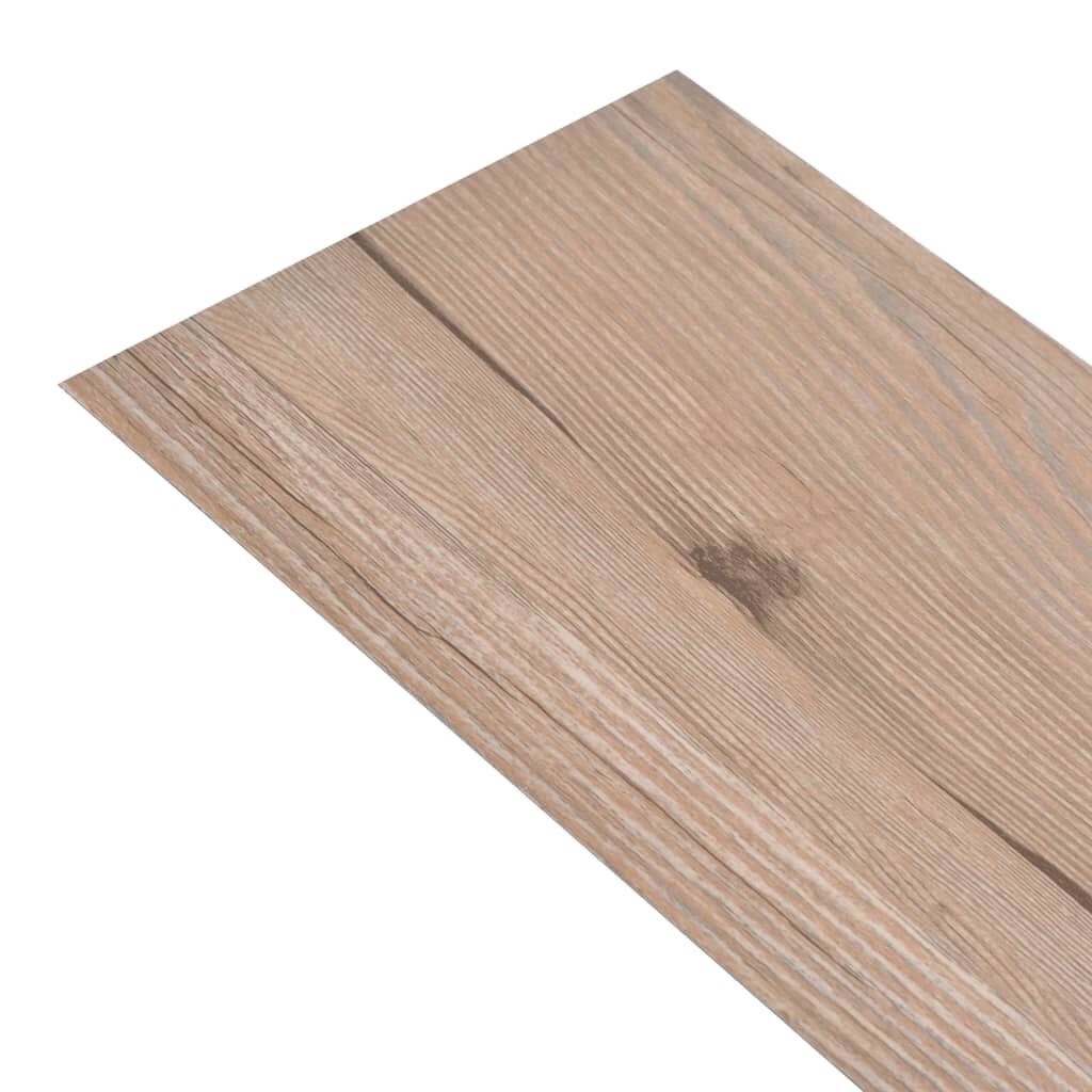 41% Korting! Zelfklevende PVC Vloerplanken Eiken Bruin - 5m²