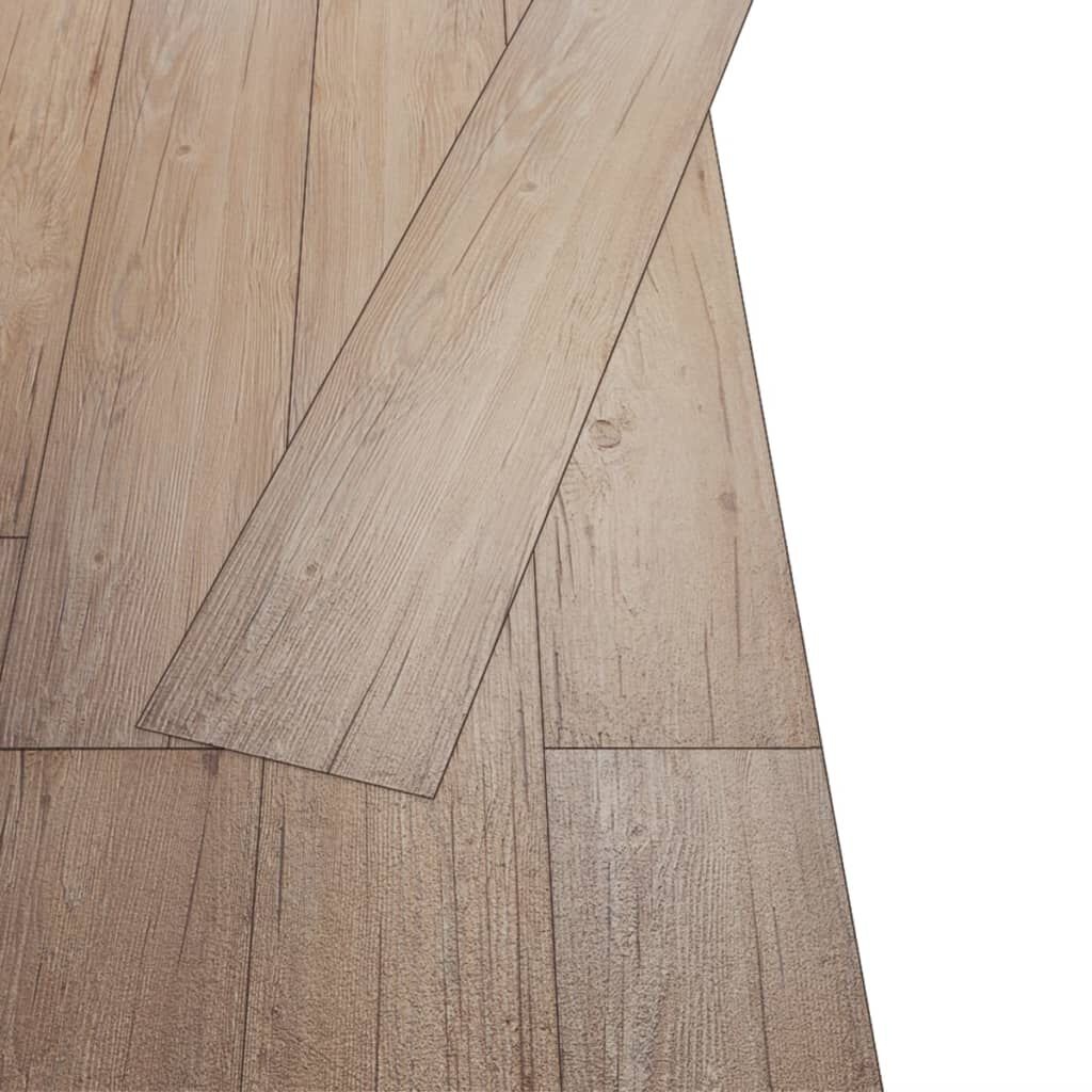 41% Korting! Zelfklevende PVC Vloerplanken Eiken Bruin - 5m²