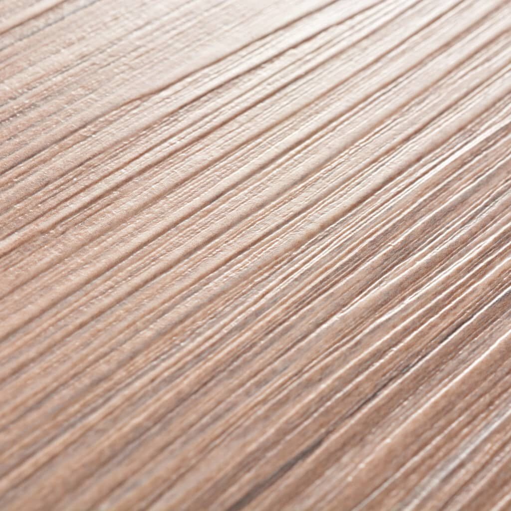 41% Korting! Zelfklevende PVC Vloerplanken Eiken Bruin - 5m²