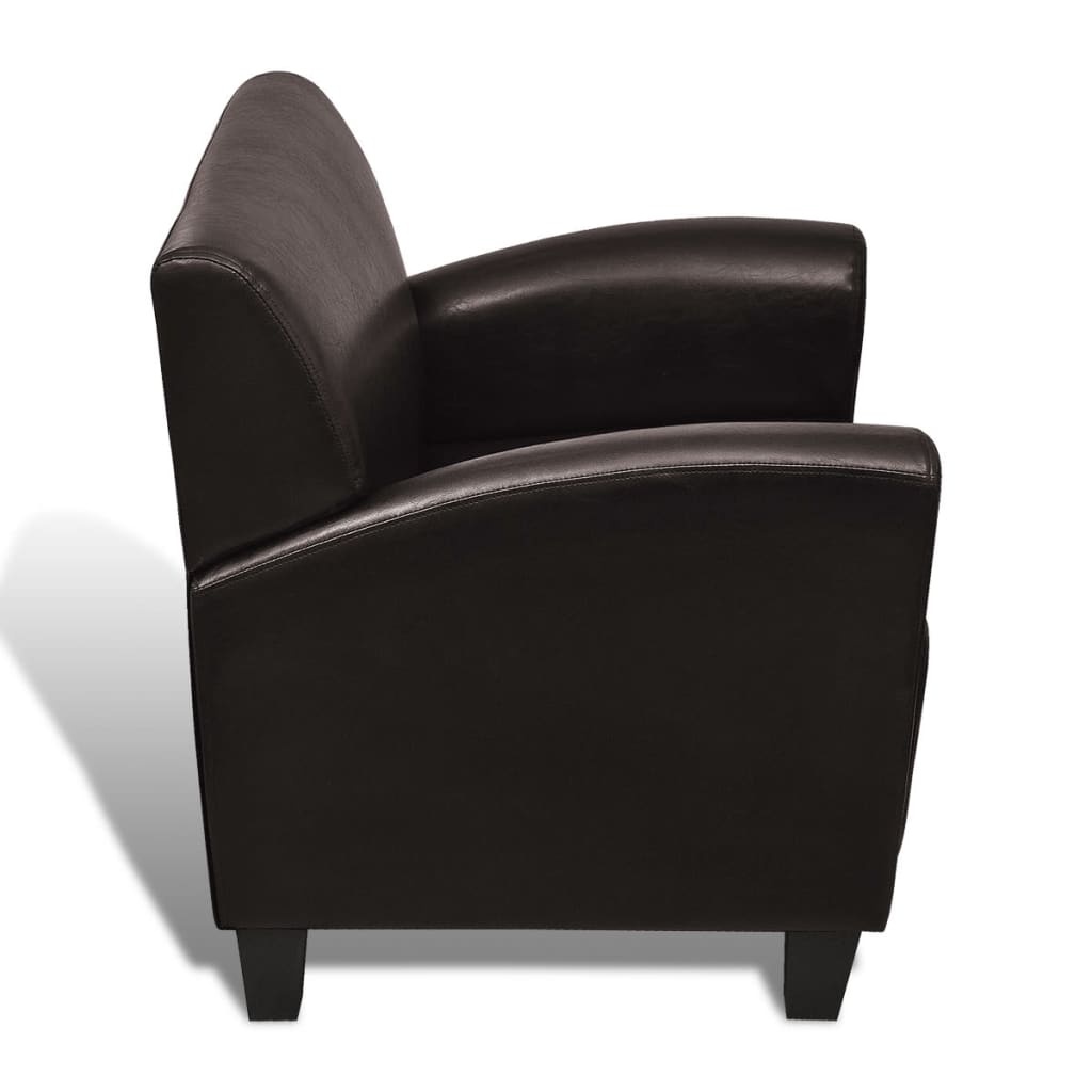 VidaXL Fauteuil Donkerbruin - 35% Korting! Comfortabel & Stijlvol