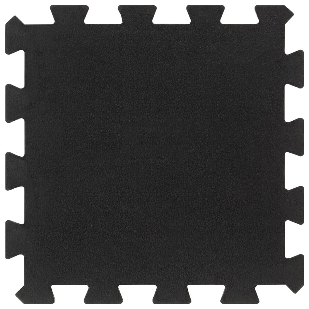 vidaXL Rubbertegels Zwart 30x30cm (16 st) - 35% Korting!