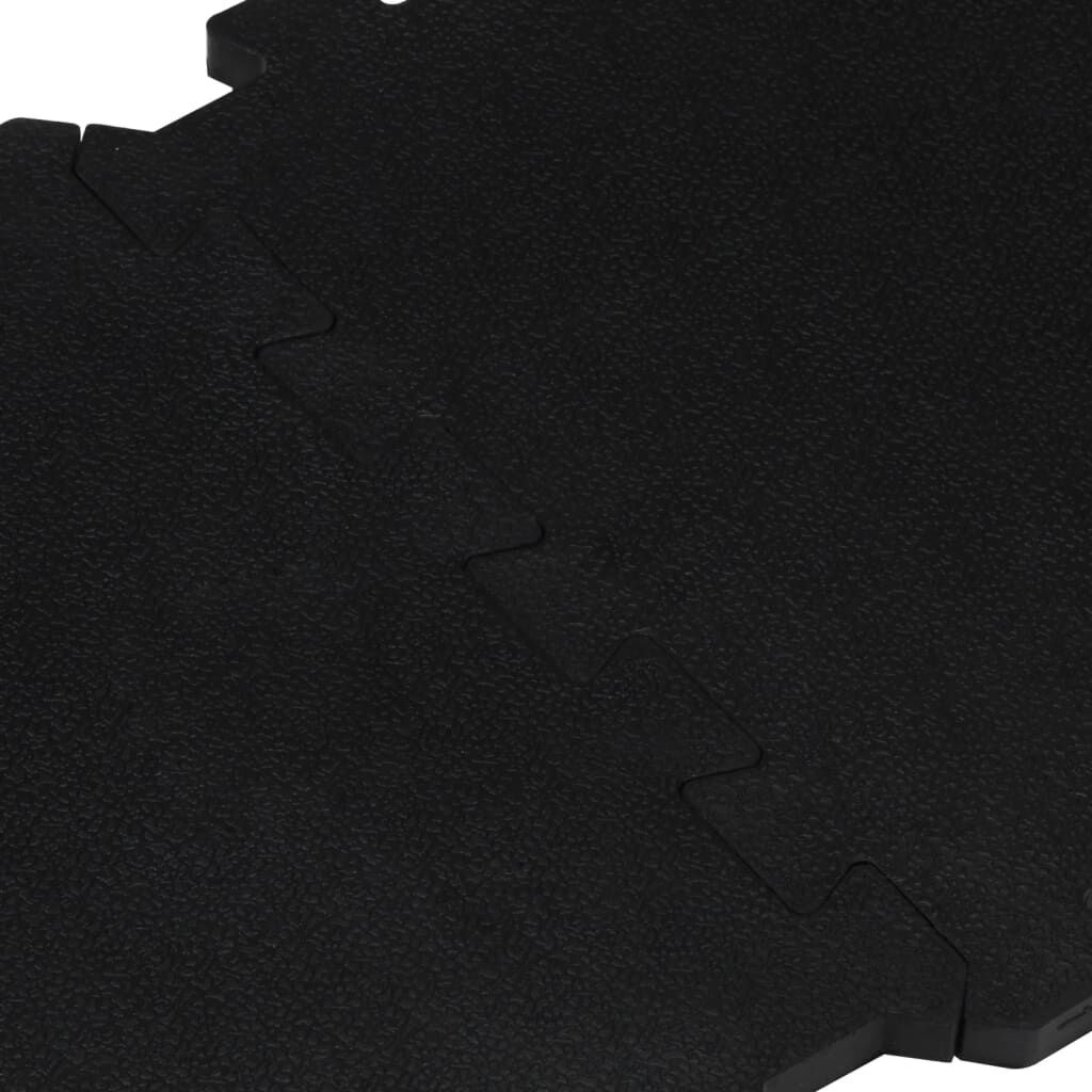 vidaXL Rubbertegels Zwart 30x30cm (16 st) - 35% Korting!
