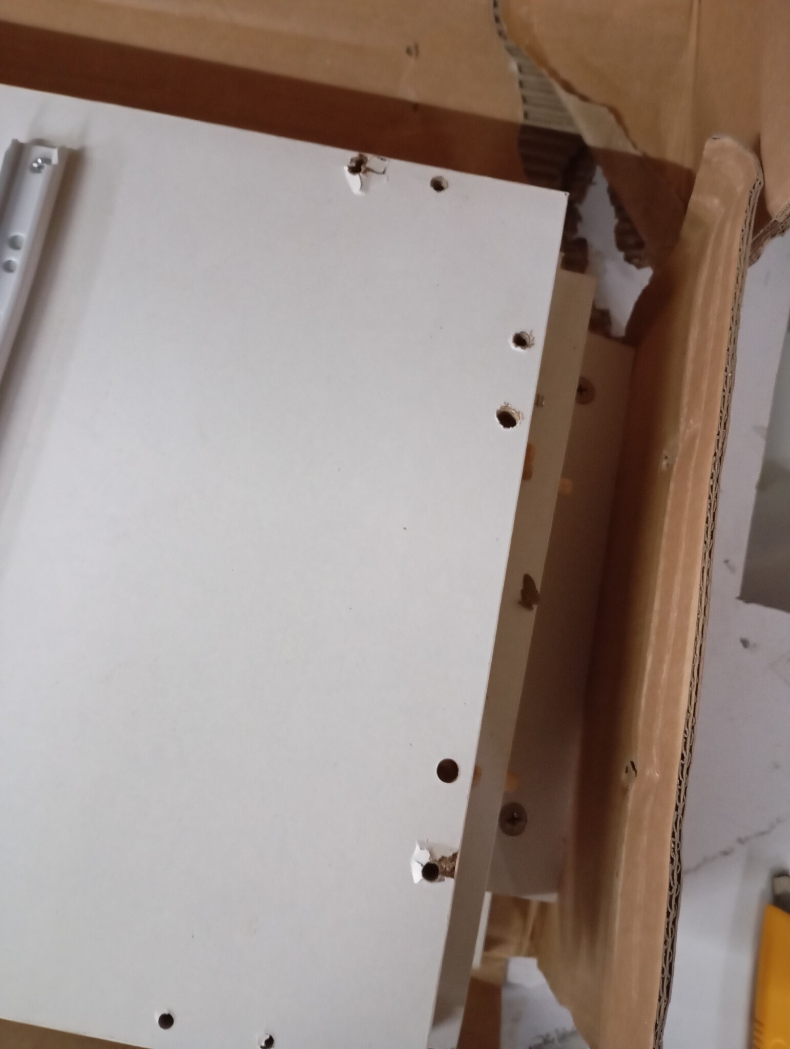 Dressoir Wit Bewerkt Hout 69,5cm - 50% Korting! (Lichte Schade)