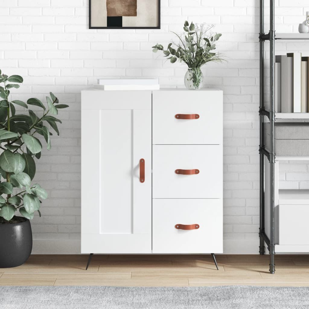 Dressoir Wit Bewerkt Hout 69,5cm - 50% Korting! (Lichte Schade)