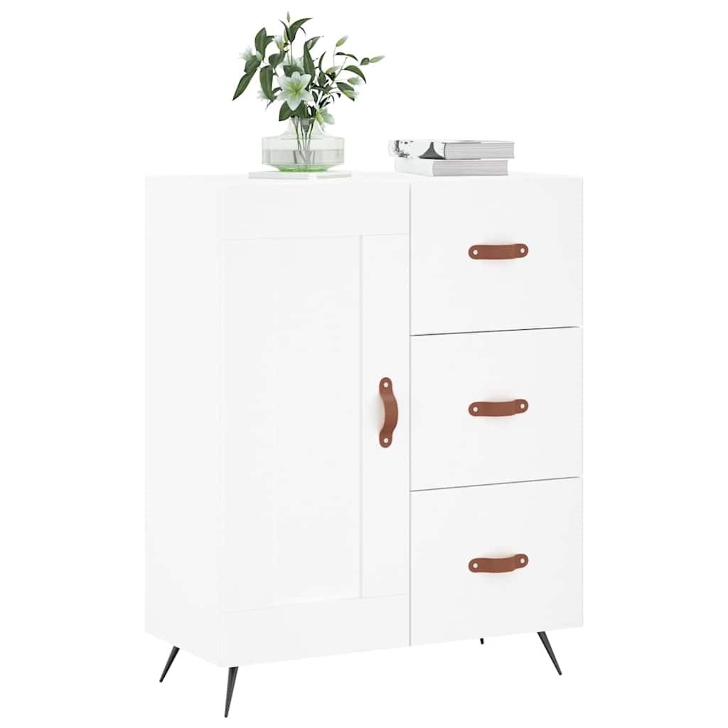Dressoir Wit Bewerkt Hout 69,5cm - 50% Korting! (Lichte Schade)
