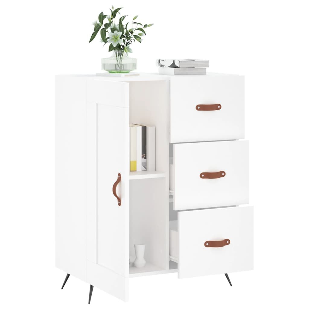 Dressoir Wit Bewerkt Hout 69,5cm - 50% Korting! (Lichte Schade)