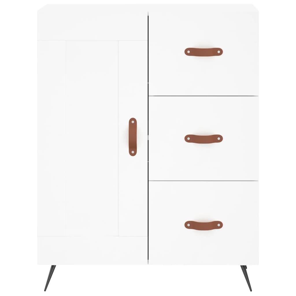 Dressoir Wit Bewerkt Hout 69,5cm - 50% Korting! (Lichte Schade)
