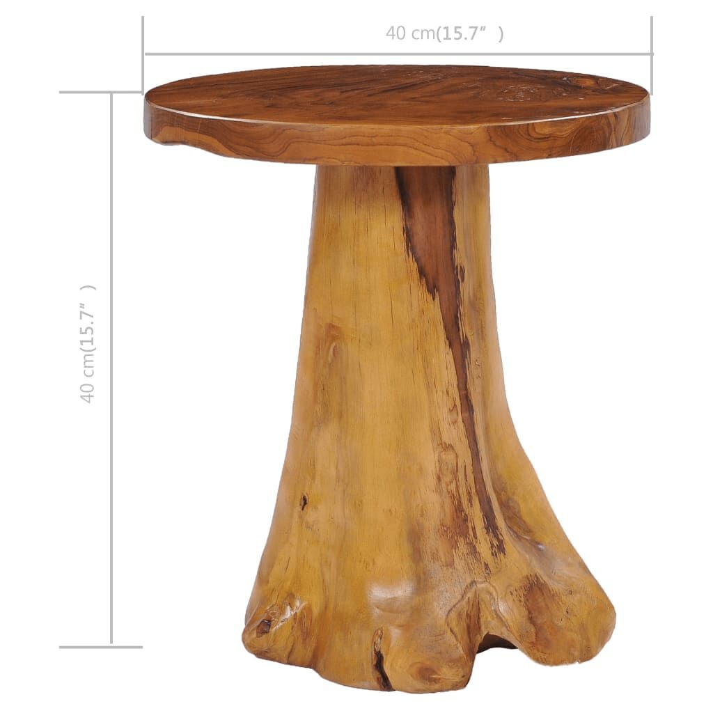 VidaXL Teak Salontafel 40x40cm - 35% Korting!