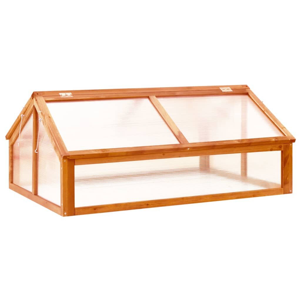 VidaXL Broeikas Vurenhout 114cm - 55% Korting! (Hoekje Af)