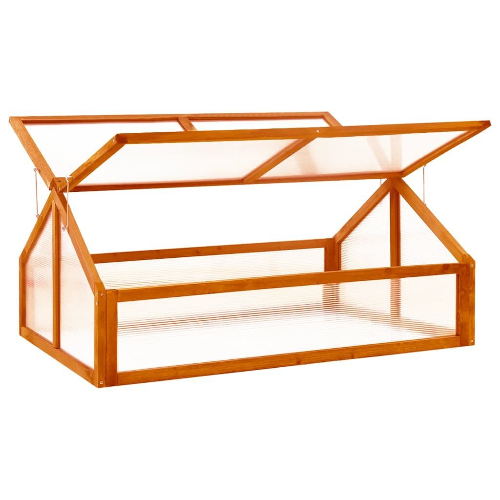 VidaXL Broeikas Vurenhout 114cm - 55% Korting! (Hoekje Af)