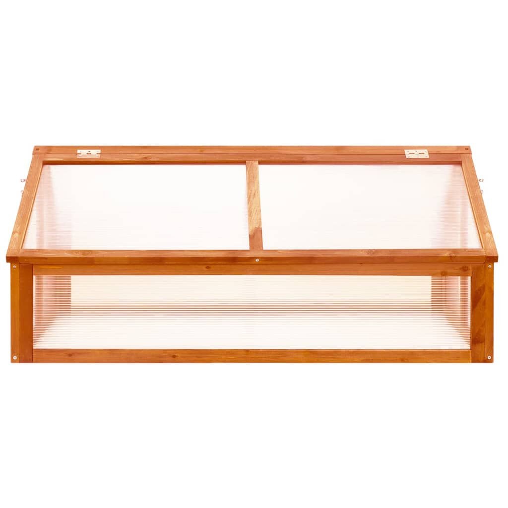 VidaXL Broeikas Vurenhout 114cm - 55% Korting! (Hoekje Af)