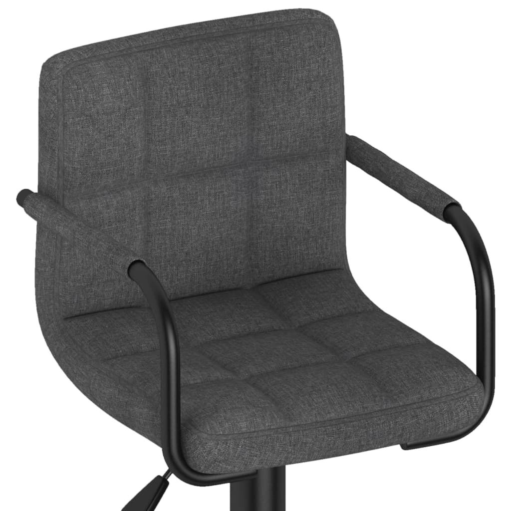 vidaXL Barkrukken (2 st) Donkergrijs - 35% Korting!