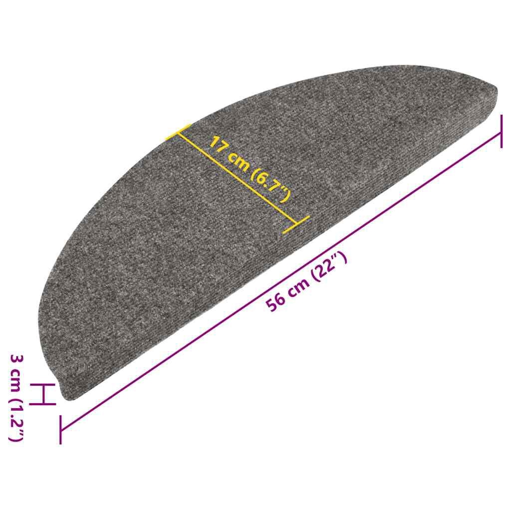 Trapmatten Grijs (15 stuks) - 56x17cm - 35% Korting!