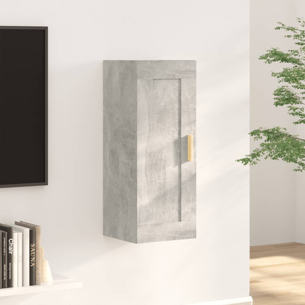 VidaXL Wandkast Betongrijs 35x34x90cm - 47% Korting!
