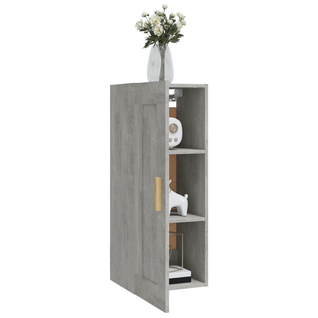 VidaXL Wandkast Betongrijs 35x34x90cm - 47% Korting!