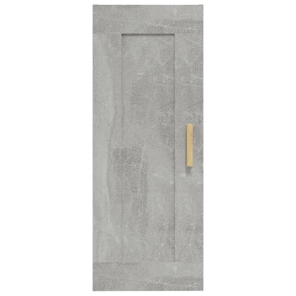 VidaXL Wandkast Betongrijs 35x34x90cm - 47% Korting!