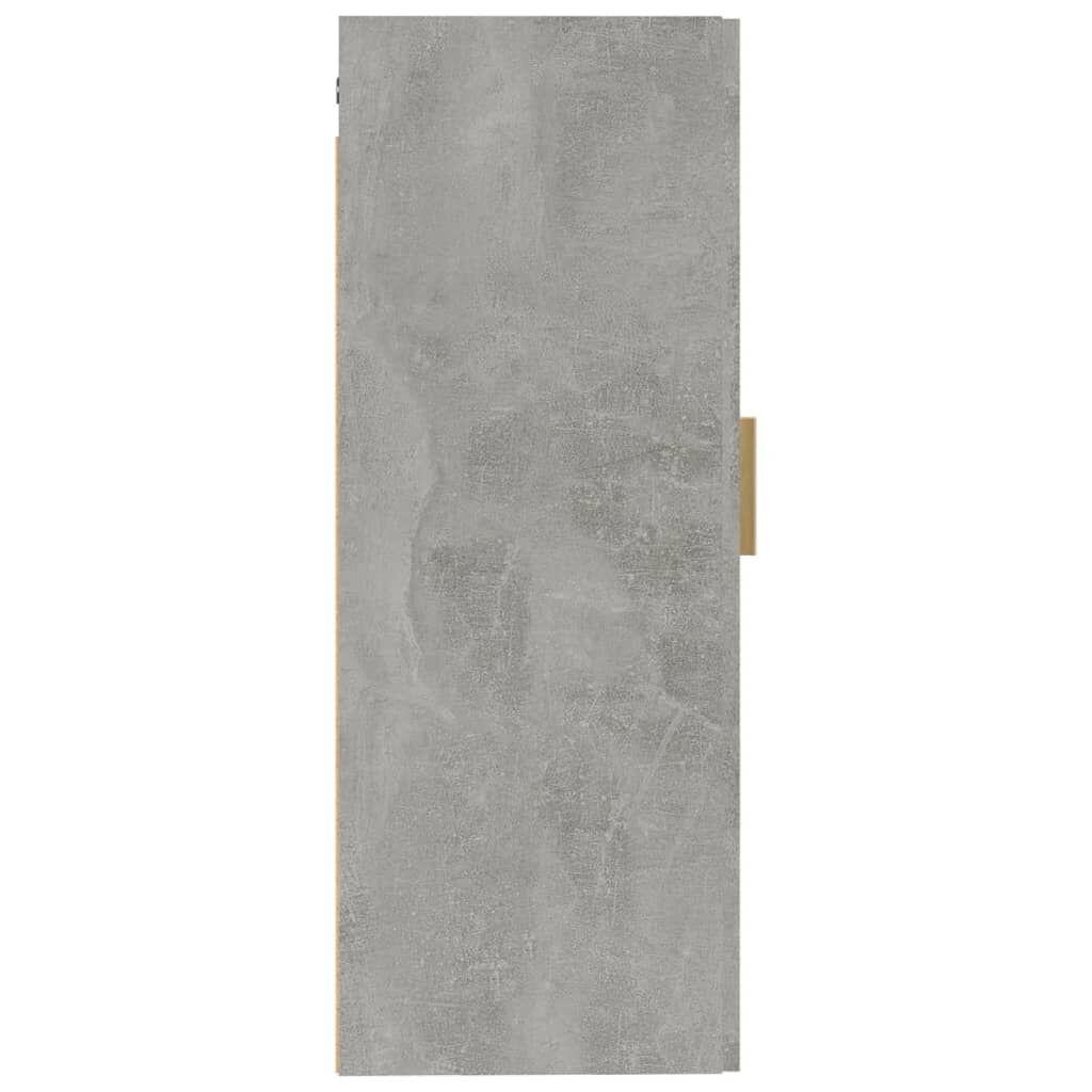 VidaXL Wandkast Betongrijs 35x34x90cm - 47% Korting!