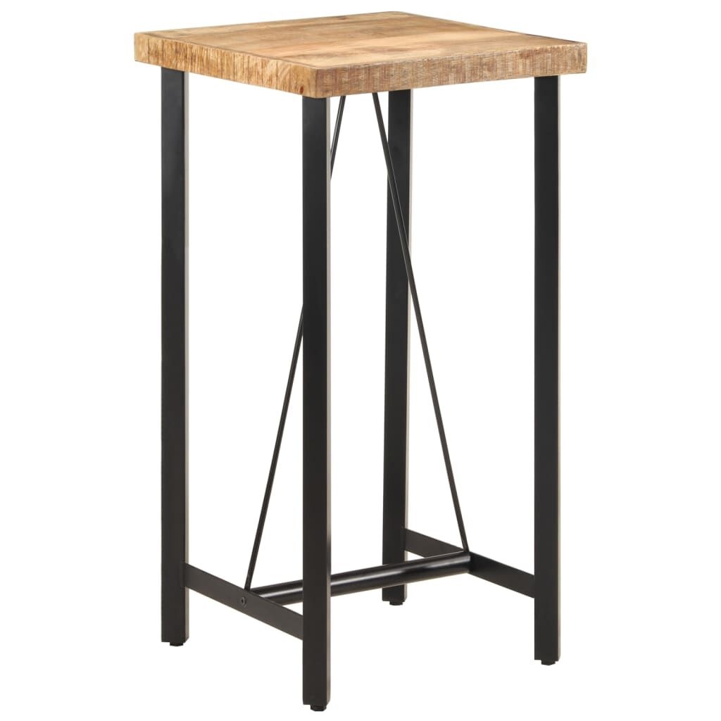 VidaXL Bartafel Mangohout & Ijzer 55x55x107cm - 47% Korting!