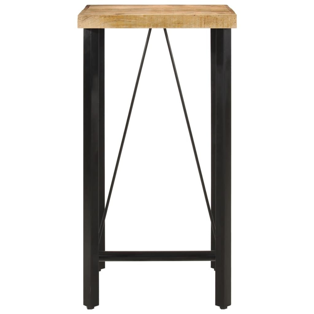 VidaXL Bartafel Mangohout & Ijzer 55x55x107cm - 47% Korting!