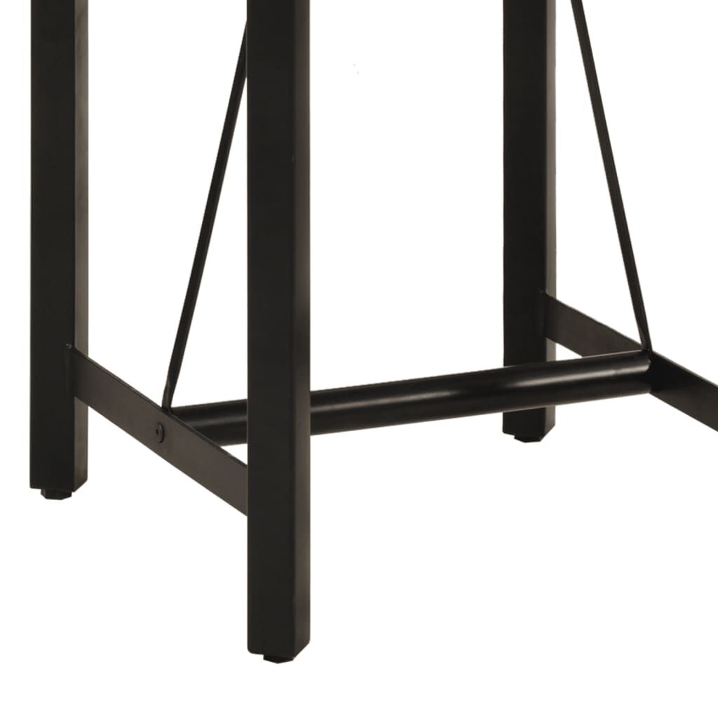 VidaXL Bartafel Mangohout & Ijzer 55x55x107cm - 47% Korting!