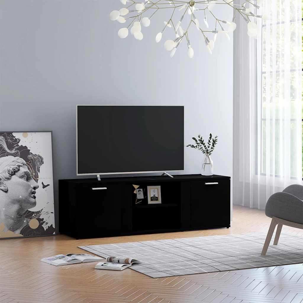 VidaXL TV-meubel Zwart 120cm - 35% Korting! Nieuw!