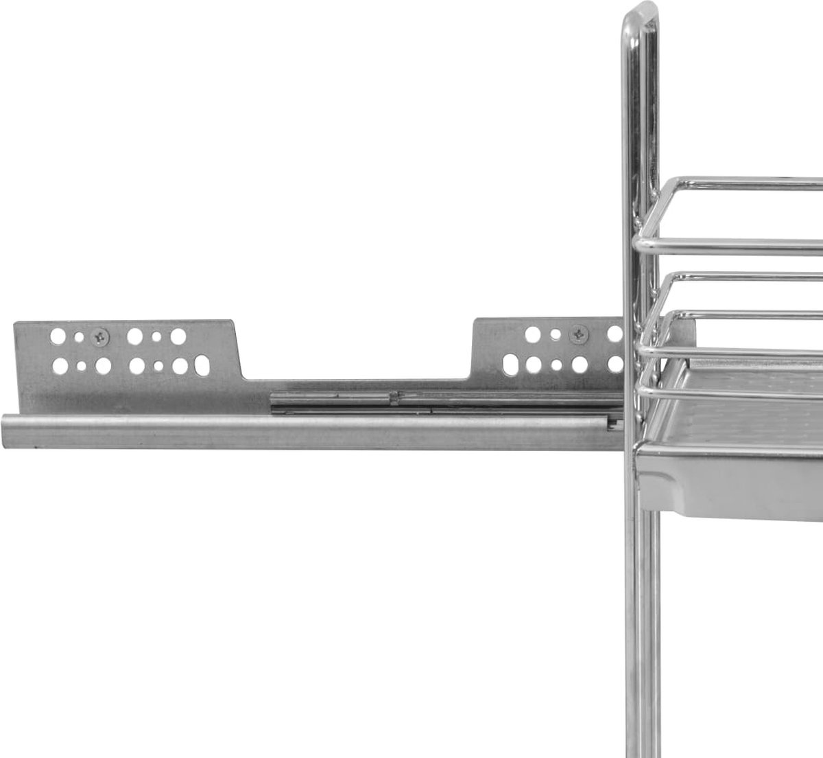vidaXL Uittrekbare Keuken Draadmand 2-laags - 35% Korting!