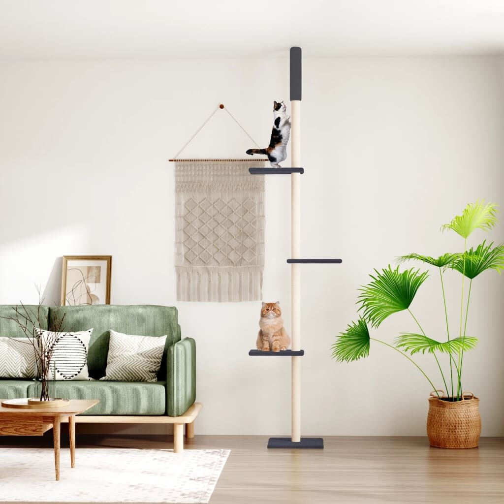 vidaXL Kattenmeubel Plafond - Donkergrijs - 35% Korting!