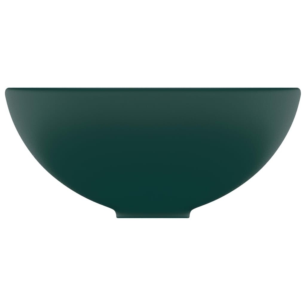 vidaXL Wastafel Donkergroen Ø32,5cm - 35% Korting!