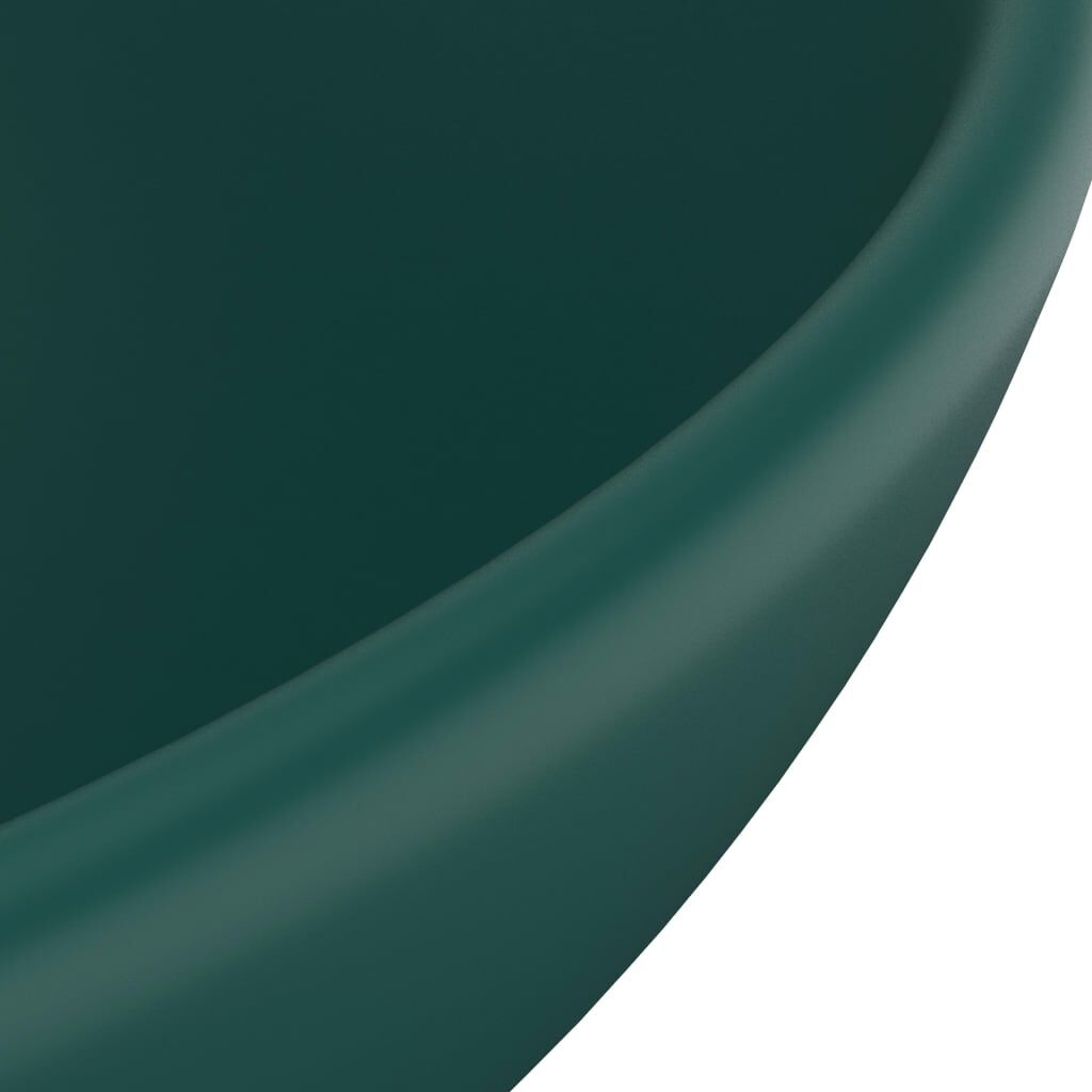 vidaXL Wastafel Donkergroen Ø32,5cm - 35% Korting!