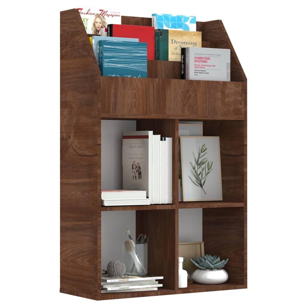 vidaXL Kindertijdschriftenrek Bruineiken - 35% Korting!