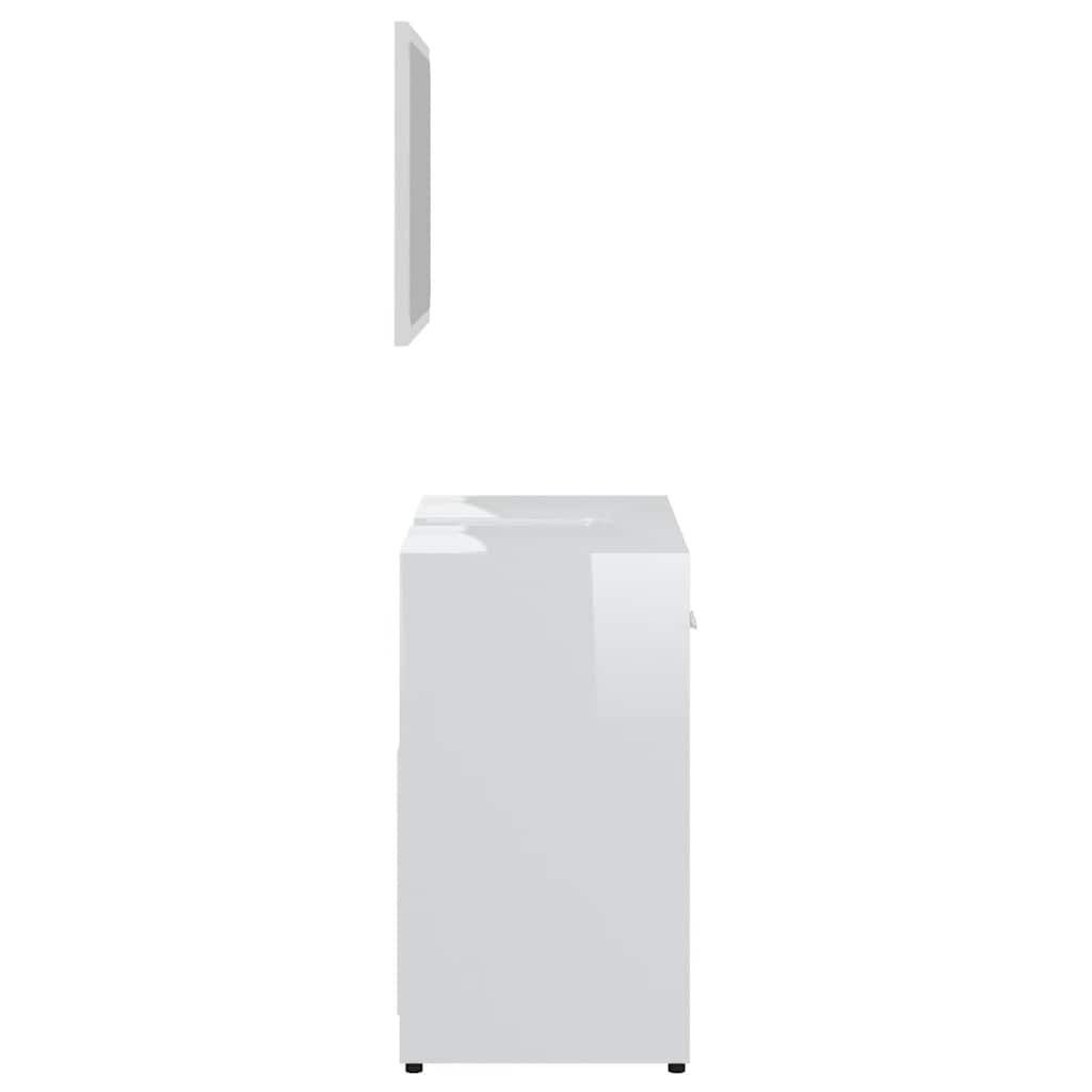 vidaXL Badkamermeubelset Hoogglans Wit - 35% Korting!