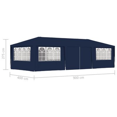 Partytent 4x9m Blauw - Profiteer van 45% Korting!