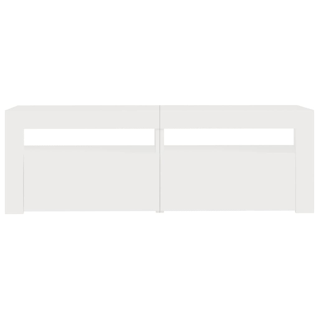 TV-meubel met LED, wit, 120cm - 50% Korting! (Lichte schade)