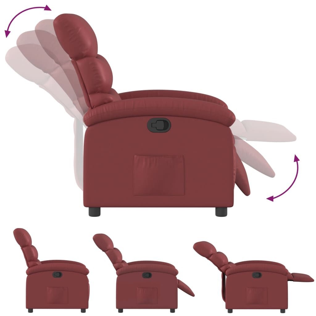 vidaXL Verstelbare Fauteuil Wijnrood - 35% Korting!