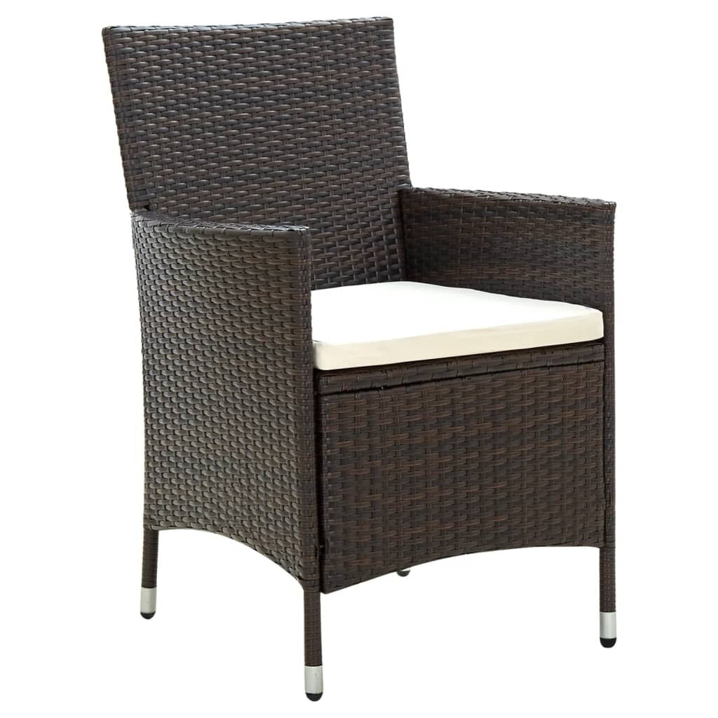 vidaXL Tuinstoelen (2 st) Bruin - 35% Korting!