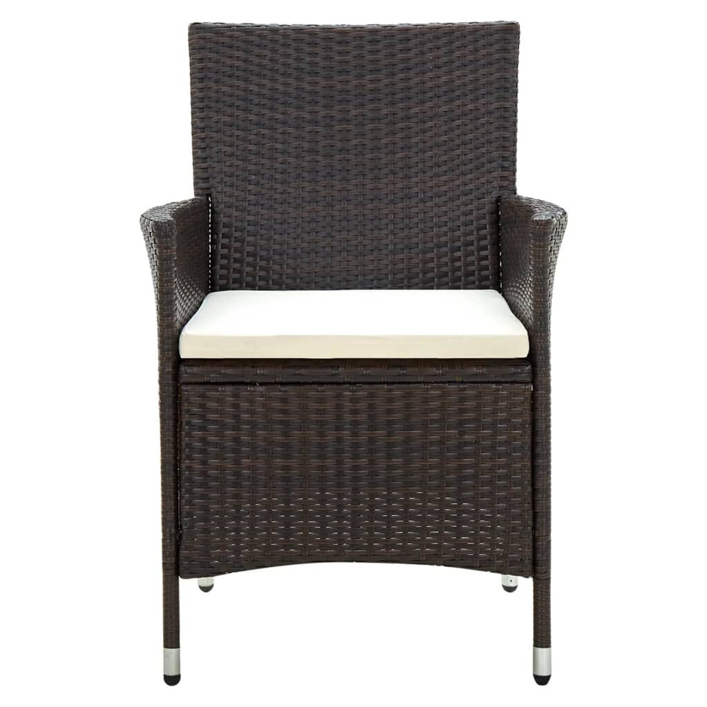 vidaXL Tuinstoelen (2 st) Bruin - 35% Korting!