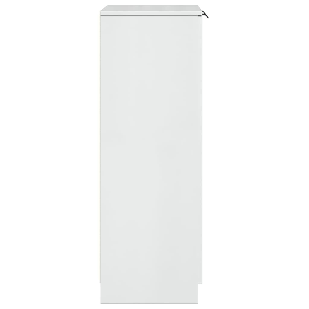 vidaXL Schoenenkast Hoogglans Wit -59x35x100cm - 47% Korting!