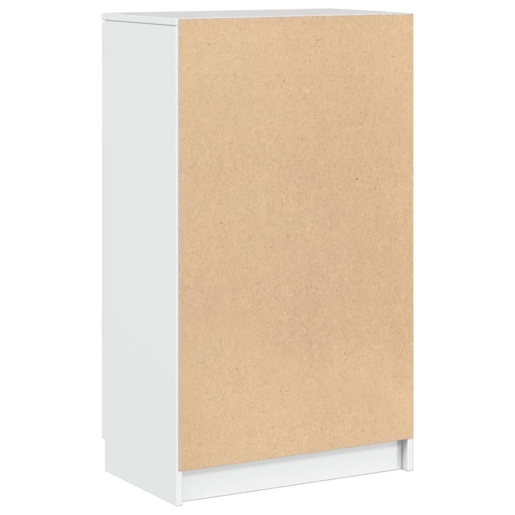 vidaXL Schoenenkast Hoogglans Wit -59x35x100cm - 47% Korting!
