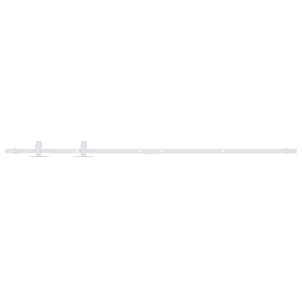vidaXL Schuifdeur Ophangset 152cm Wit - 47% Korting!
