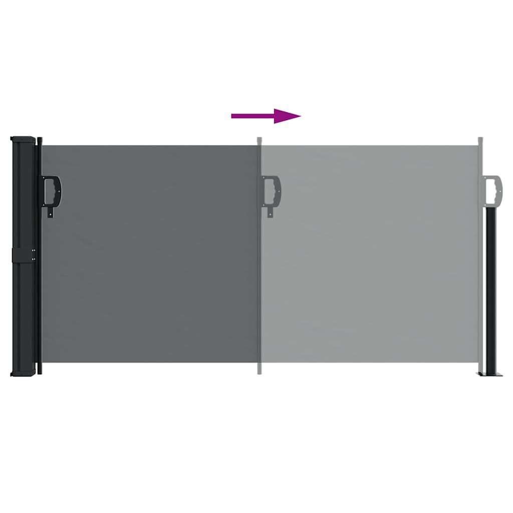 VidaXL Uittrekbaar Windscherm 100x300 Zwart - 35% Korting!