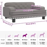 vidaXL Hondenmand Grijs 70x45cm -35% Korting! Nu voor retoertje.nl
