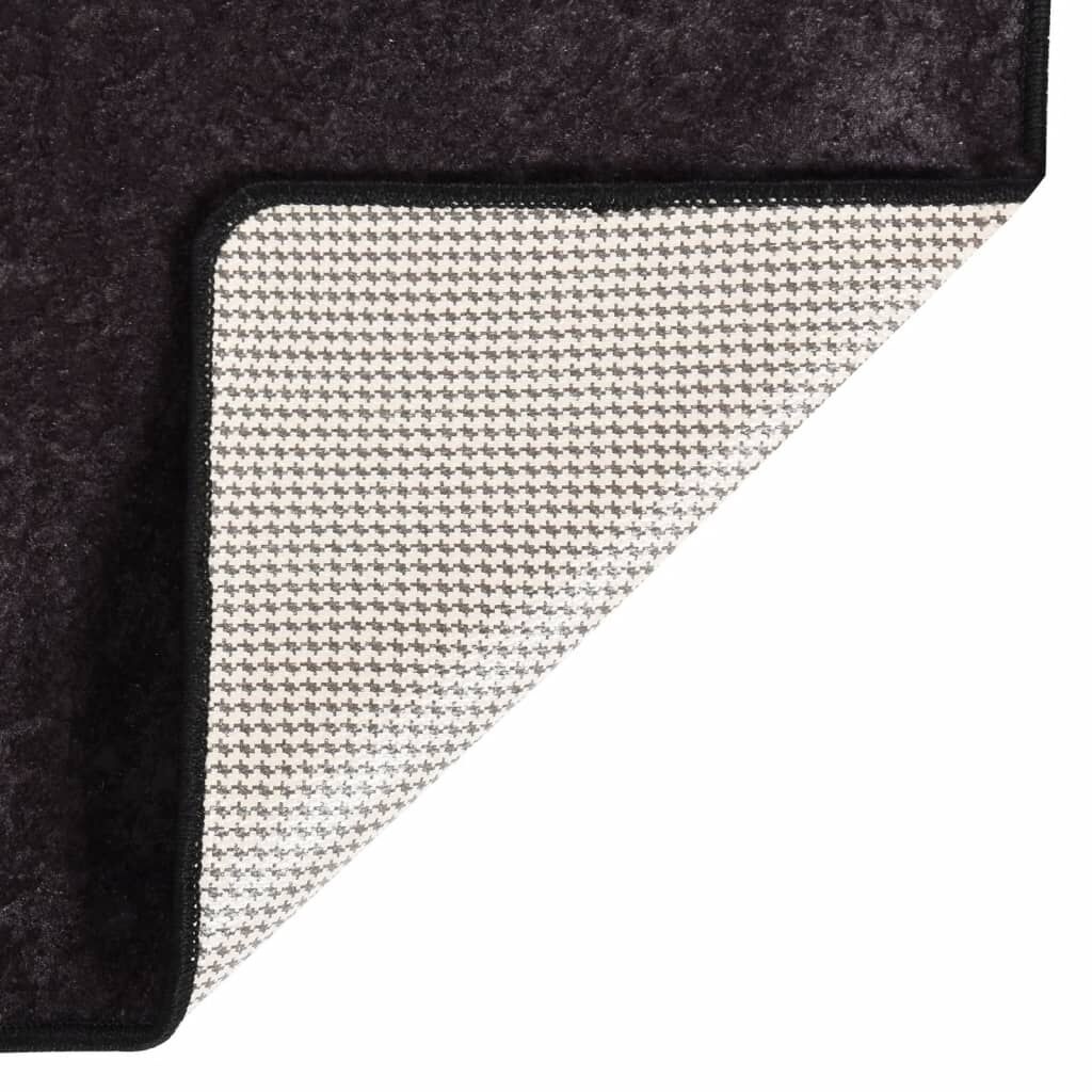 vidaXL Vloerkleed Antraciet 80x150cm - 35% Korting!