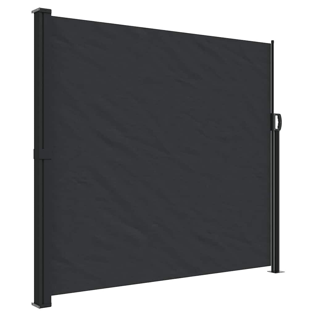 VidaXL Uittrekbaar Windscherm 180x500cm Zwart - 35% Korting!
