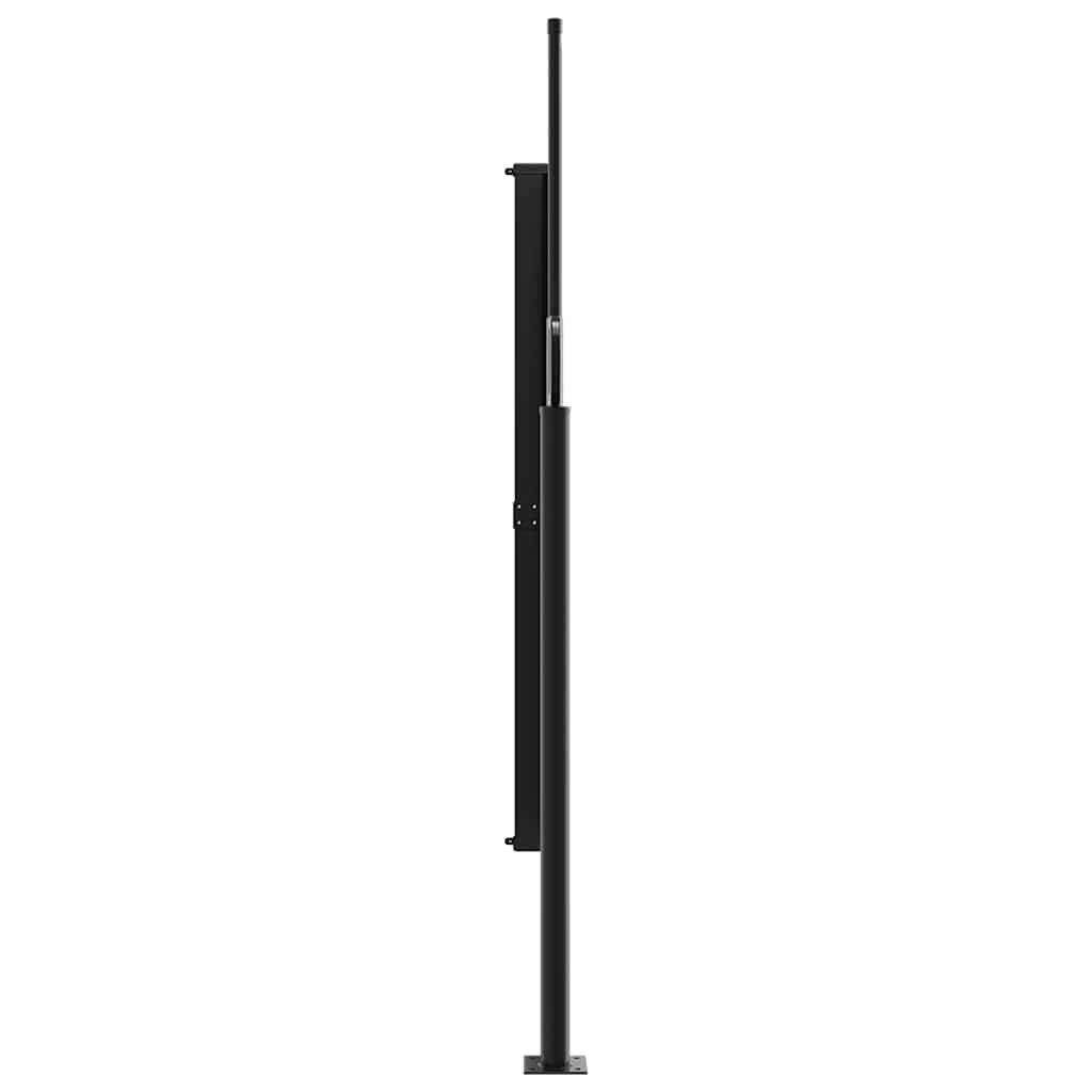 VidaXL Uittrekbaar Windscherm 180x500cm Zwart - 35% Korting!